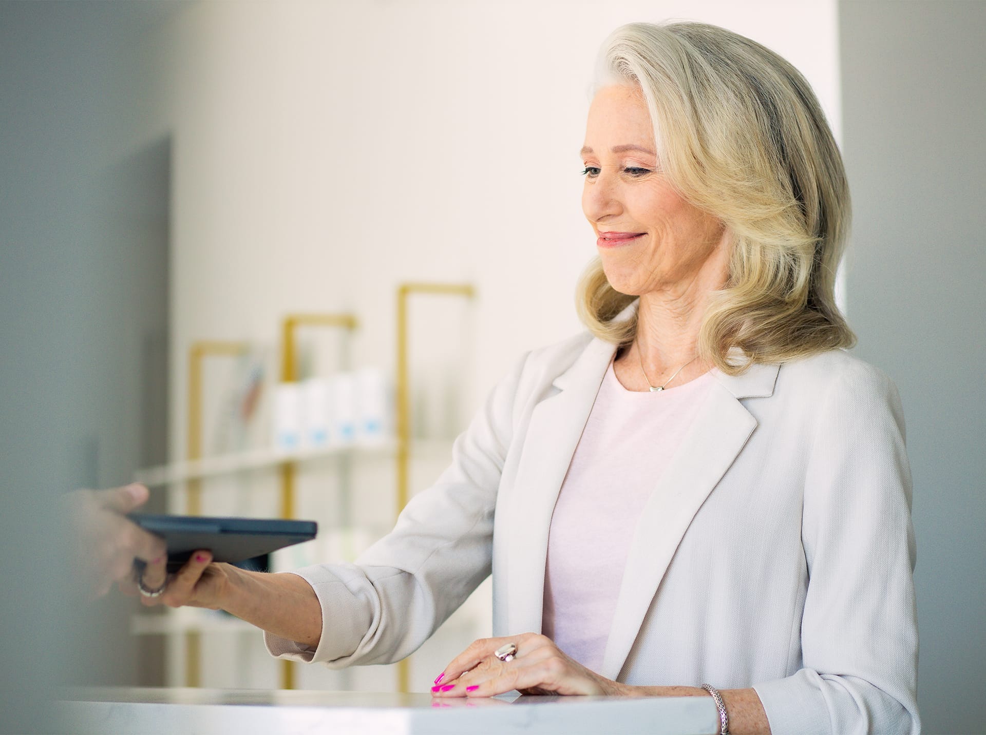 Doctor and patient meeting